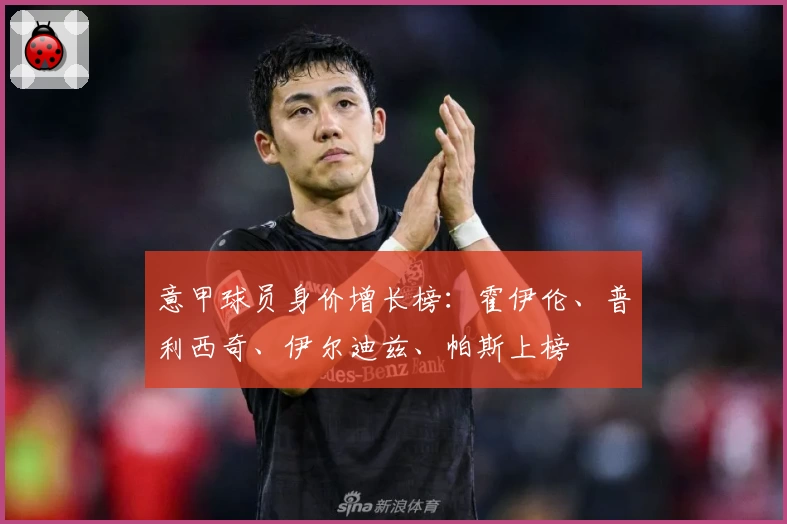 意甲球员身价增长榜：霍伊伦、普利西奇、伊尔迪兹、帕斯上榜