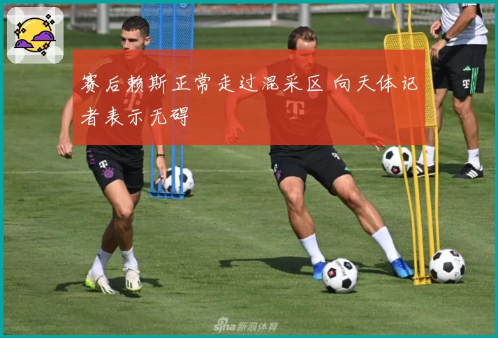 赛后赖斯正常走过混采区 向天体记者表示无碍